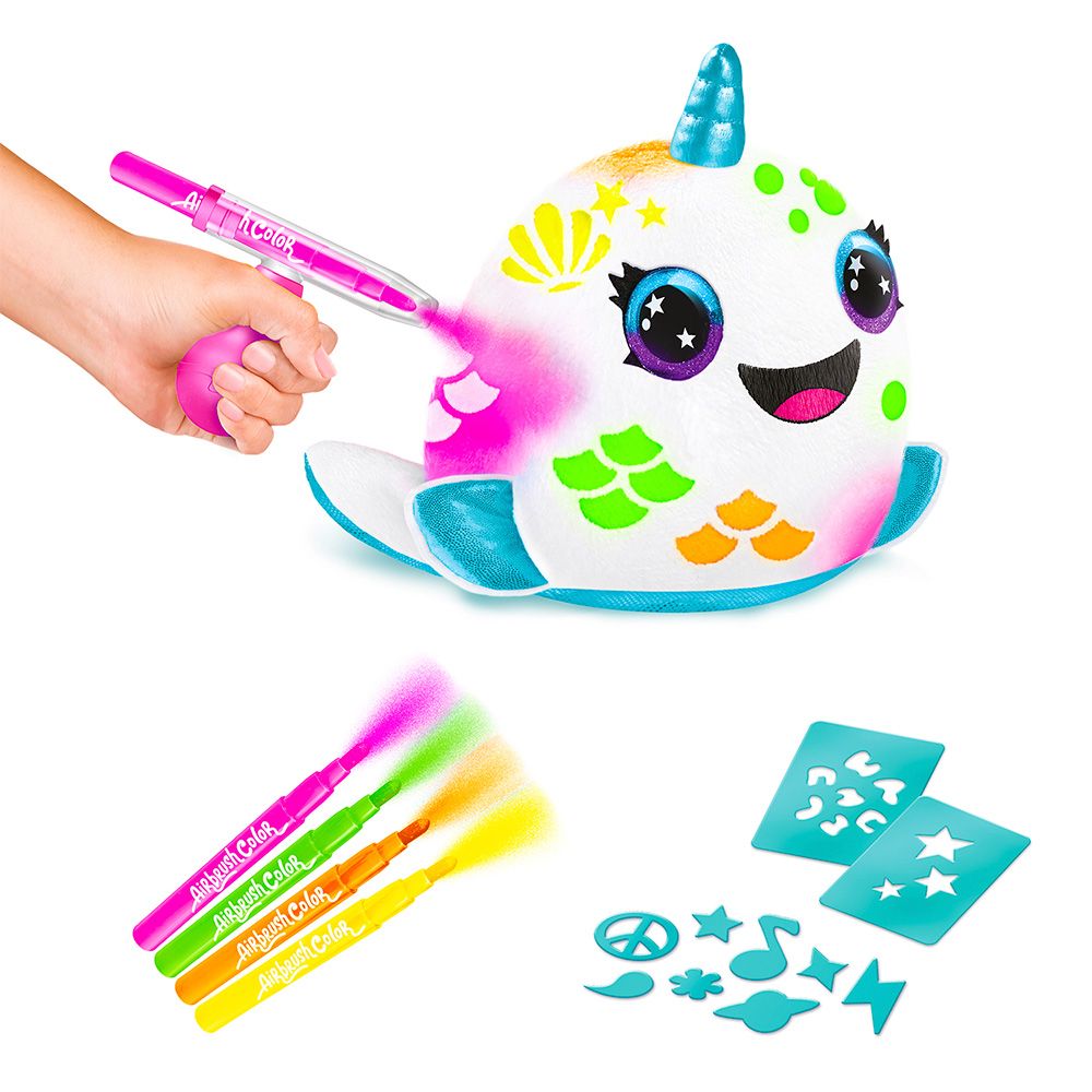 Fun Airbrush Pelúcia na Lata Neon Narwhal - Fun Divirta-se - Imagem 5
