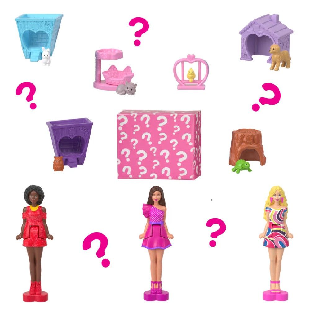 Barbie Mini BarbieLand Casa dos Sonhos Rosa - Mattel - Imagem 5