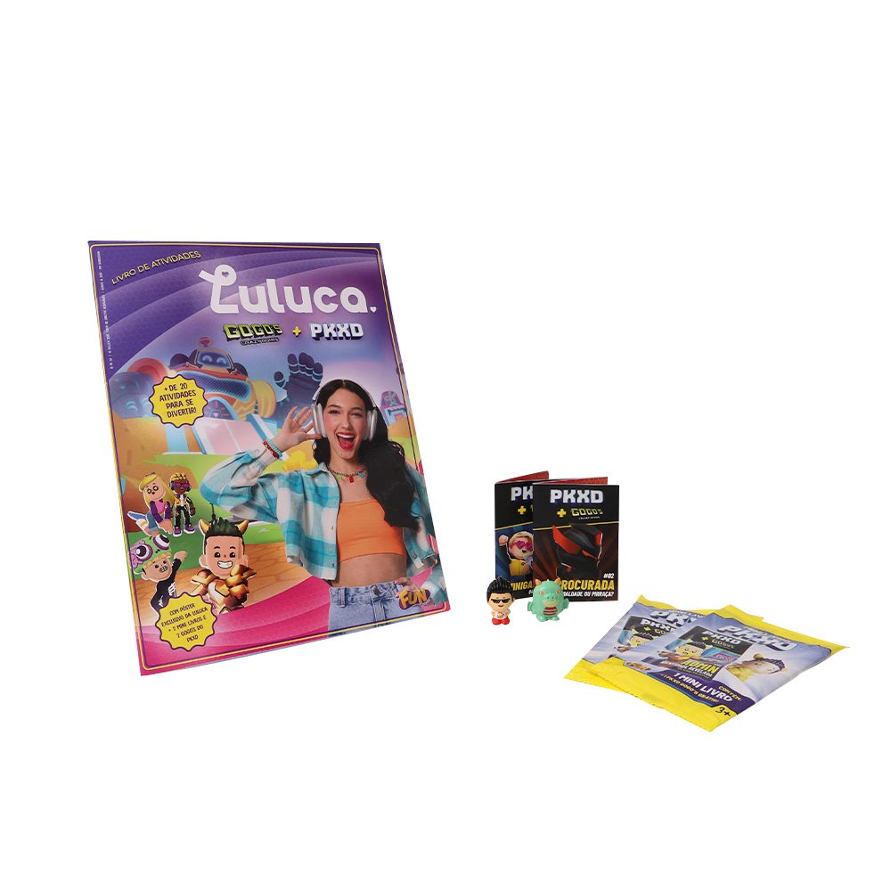 Livrão de Atividades Luluca Gogos PKXD - Fun Divirta-se - Imagem 2