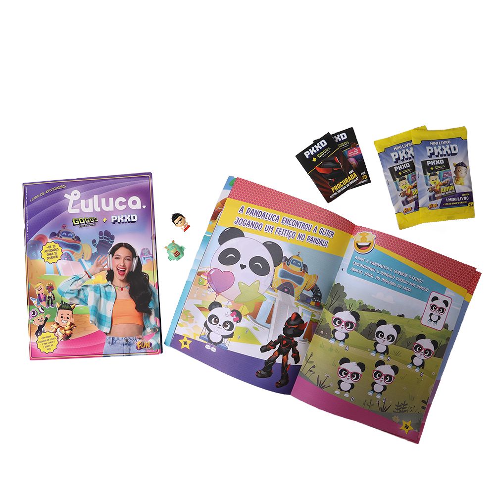 Livrão de Atividades Luluca Gogos PKXD - Fun Divirta-se - Imagem 3