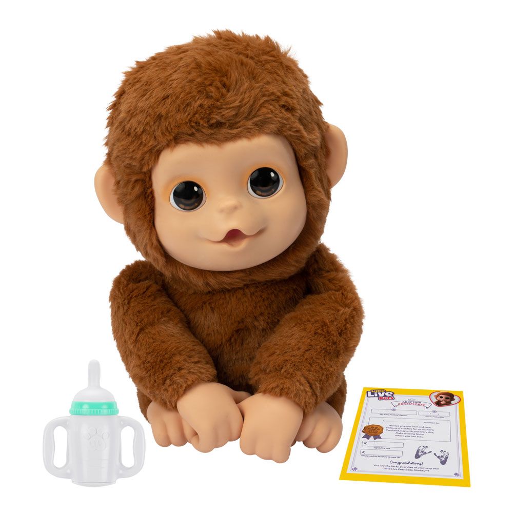 Little Live Pets Pelúcia My Baby Macaquinho - Fun Divirta-se - Imagem 2