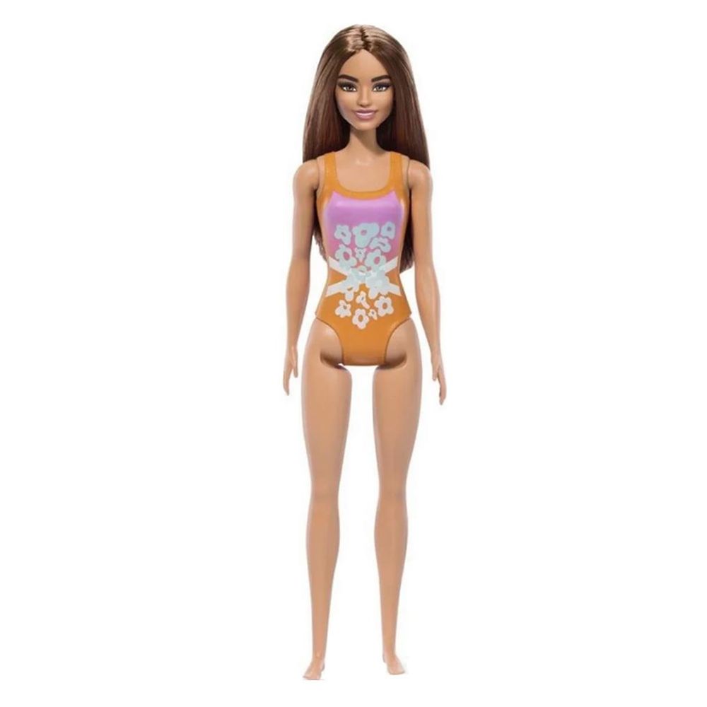 Barbie Praia Maiô Laranja - Mattel