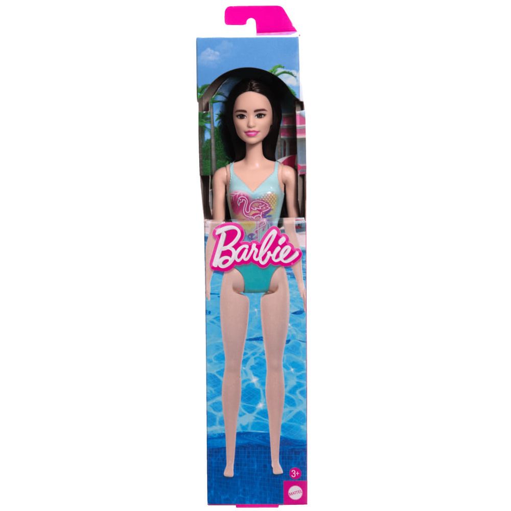 Barbie Praia Maiô Azul - Mattel - Imagem 2