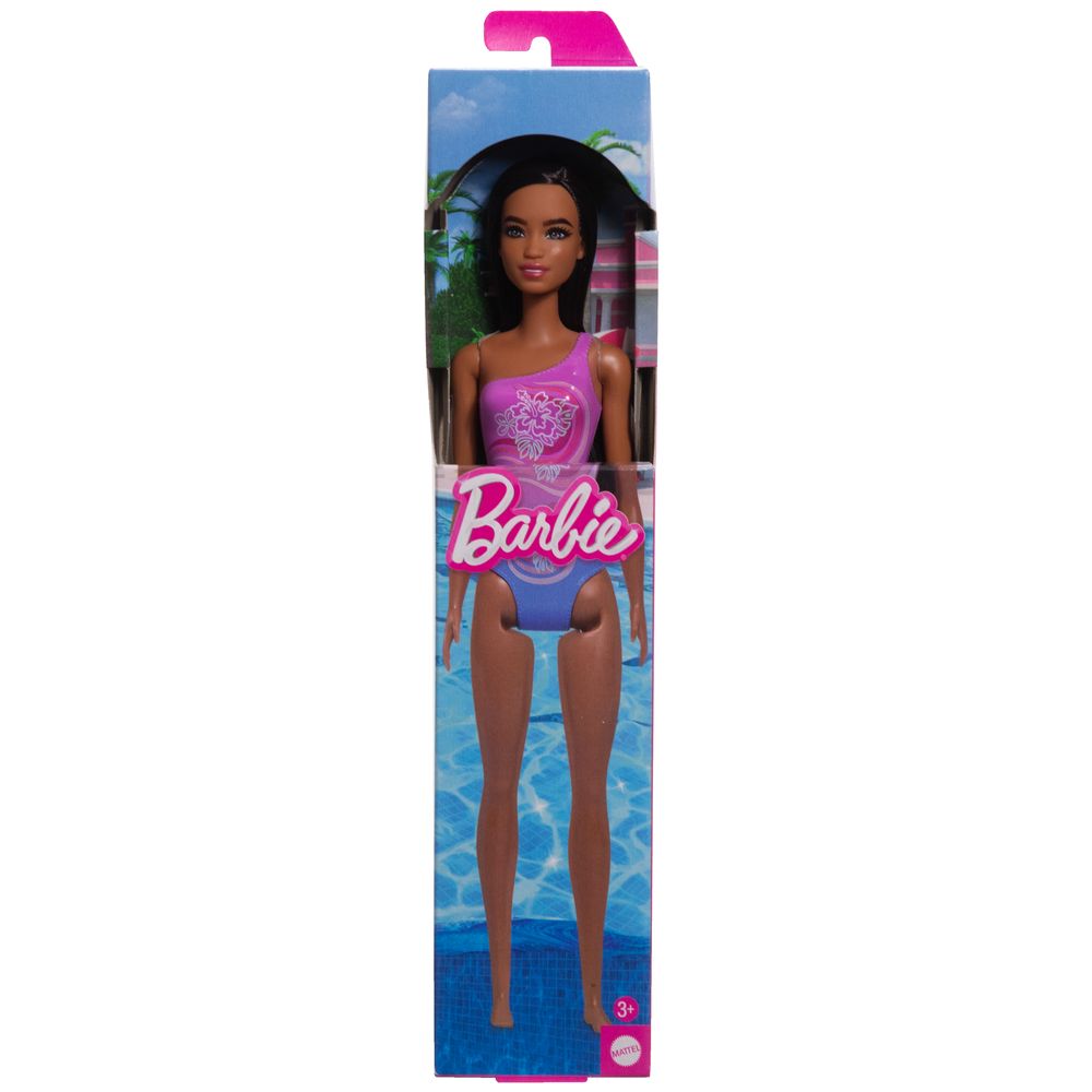 Barbie Praia Maiô Roxo - Mattel - Imagem 2