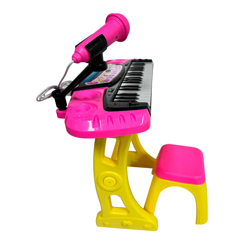 Barbie Teclado com Microfone e Banquinho - Fun Divirta-se - Imagem 5