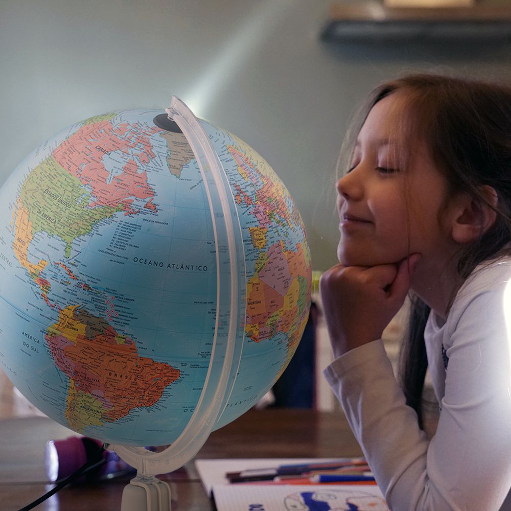 Globo Luminoso Interativo Parlomondo 30cm - Tecnodidattica - Imagem 3