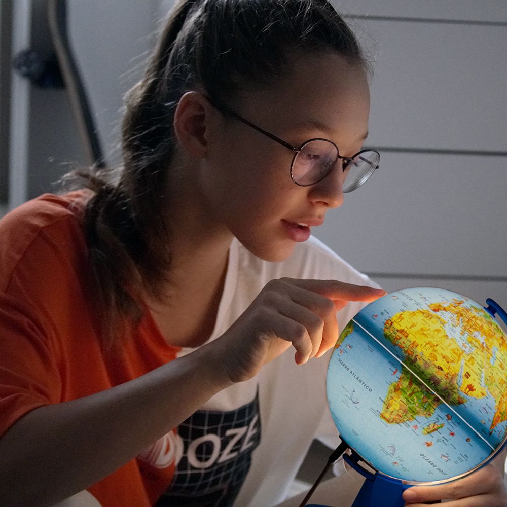 Globo Terrestre Luminoso Luce Safari 16cm - Tecnodidattica - Imagem 3