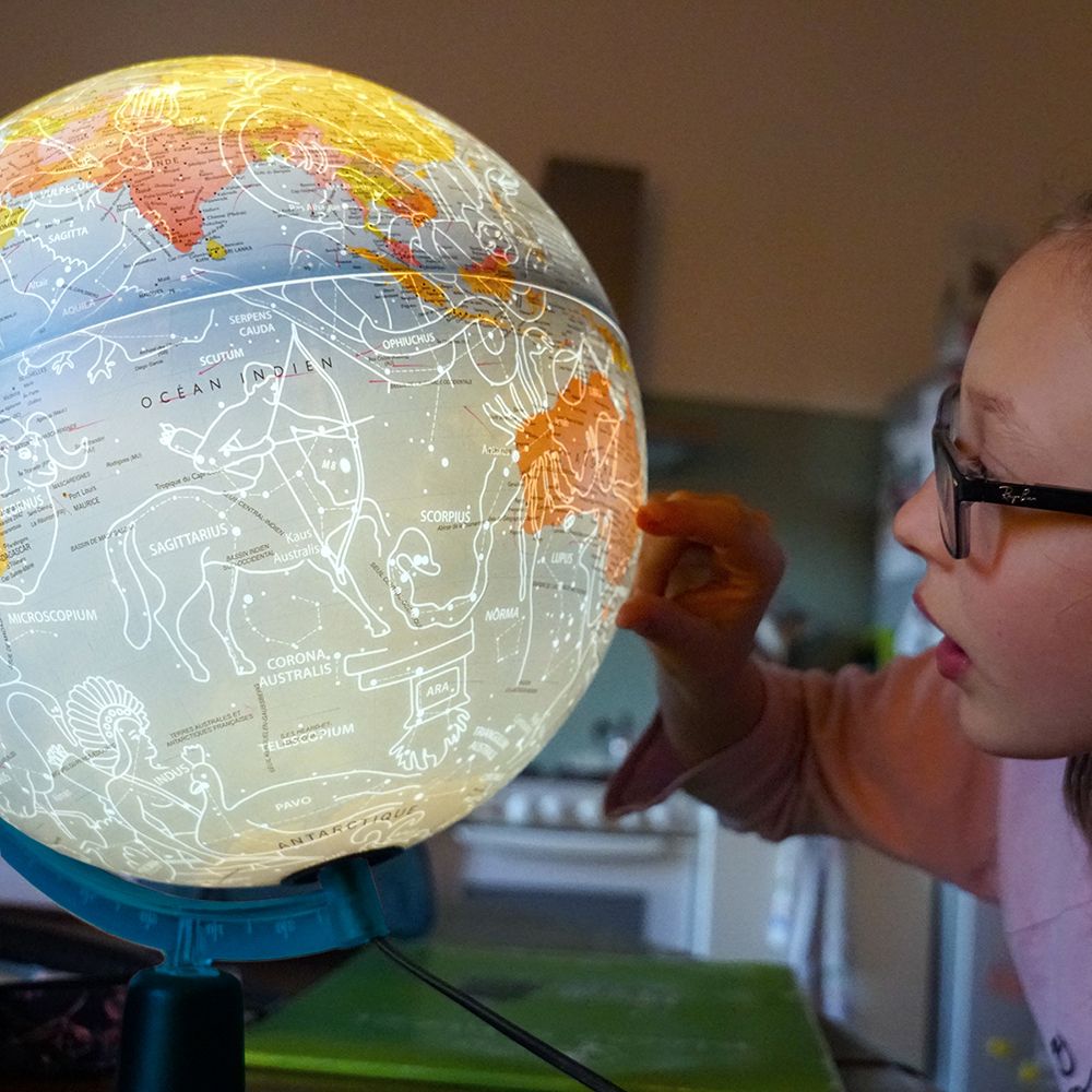 Globo Terrestre Luminoso Night Day 25cm - Tecnodidattica - Imagem 3