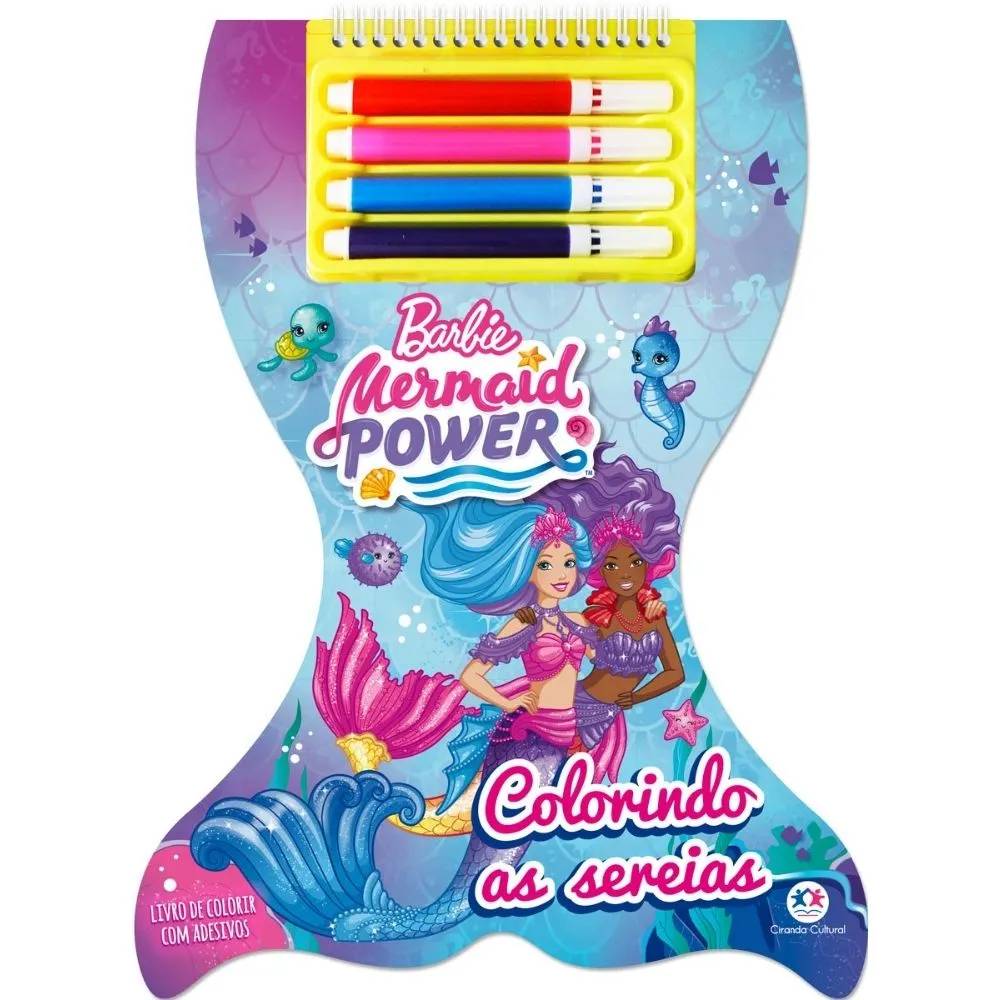 Kit Barbie 3 Livros Sereias - Ciranda Cultural - Imagem 3