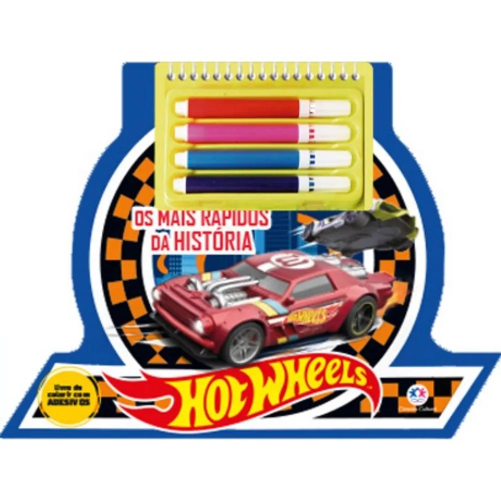 Kit Hot Wheels 3 Livros Para Colorir - Ciranda Cultural - Imagem 4