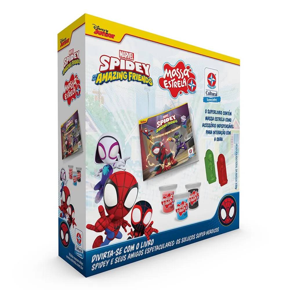 Kit 3 Livros Massa Estrela Patrulha Canina e Spidey - Estrela - Imagem 4