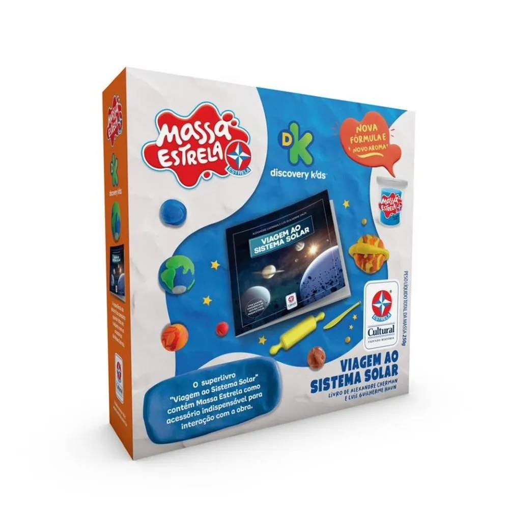 Kit 3 Livros Massa Estrela Planetas, Fazendinha e Brincando na Escola - Estrela - Imagem 2