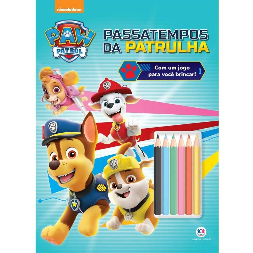 Kit Patrulha Canina 3 Livros Para Pintar - Ciranda Cultural - Imagem 2