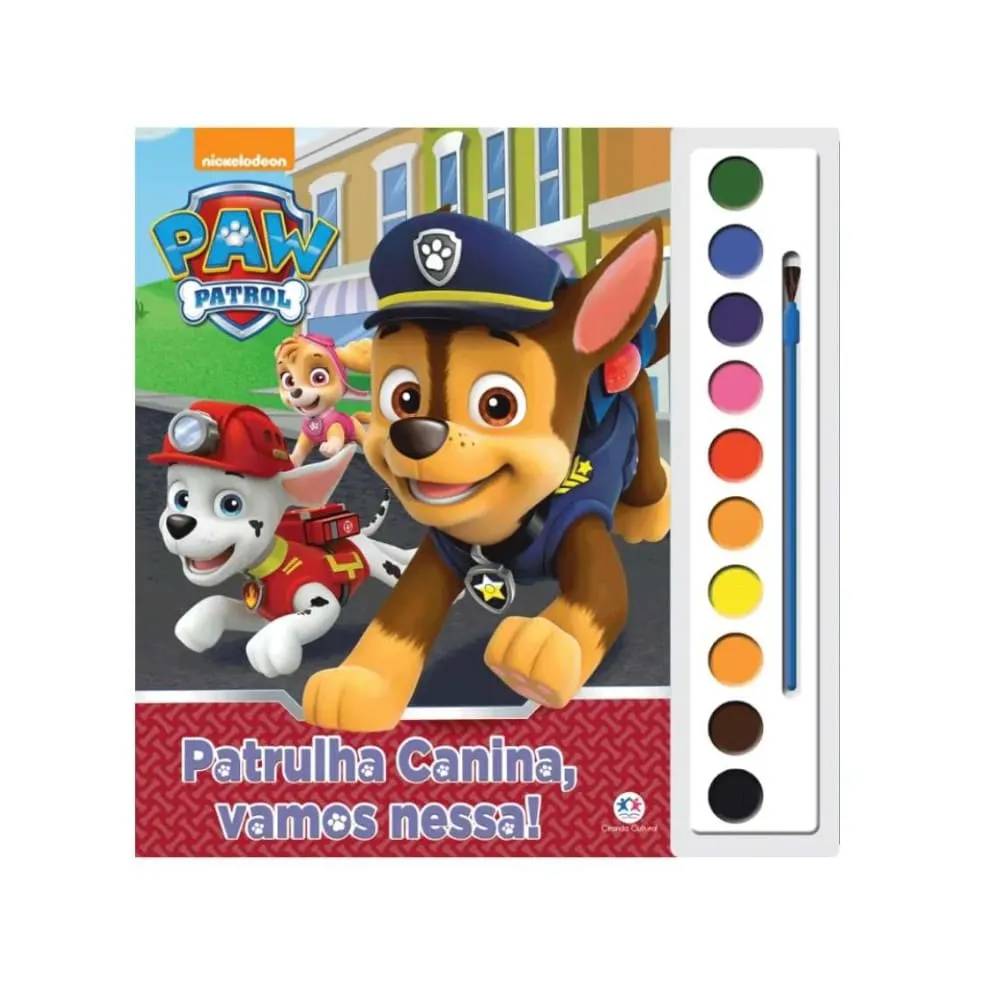 Kit Patrulha Canina 3 Livros Para Pintar - Ciranda Cultural - Imagem 4