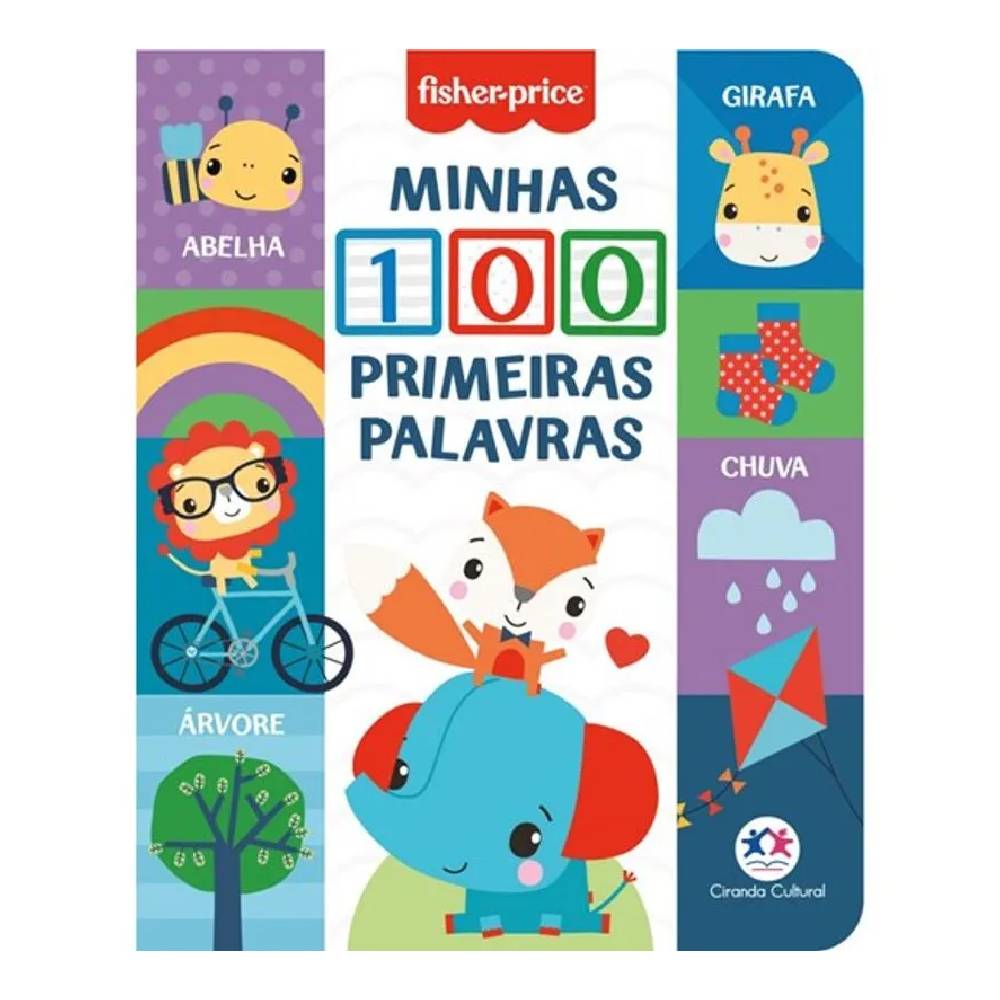 Kit Fisher-Price 3 Livros Meus 100 Primeiros - Ciranda Cultural - Imagem 2