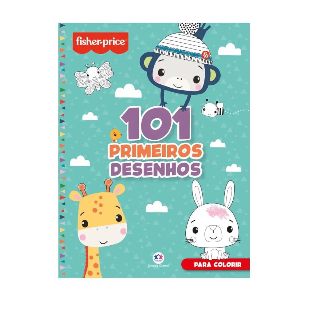 Kit Fisher-Price 3 Livros Meus 100 Primeiros - Ciranda Cultural - Imagem 4